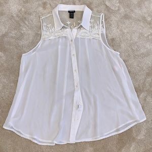 Lovely TORRID Sleeveless Blouse New Size 1